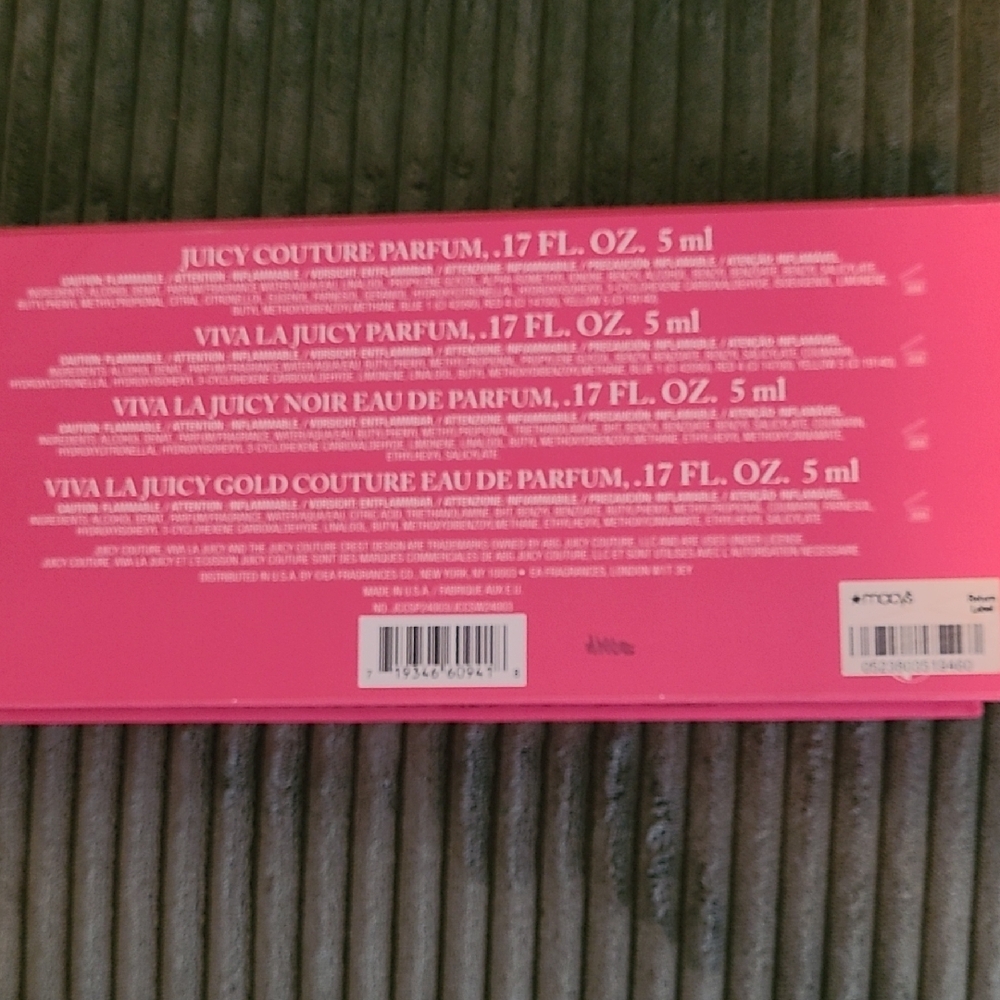 Juicy Couture Pink Box Mini Perfume Collection - Picture 3 of 4